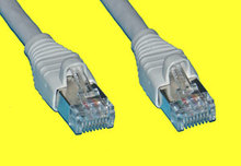 UNINET Kat.6 S/FTP-Patchkabel, grau 1m