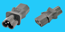 Adapter C6/C13, gerade