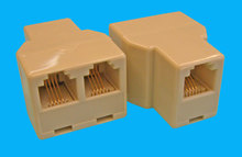 6P4C Y-Modularadapter RJ12, 1:1