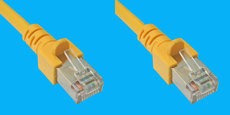 SFTP Kat.5e 100MHz Kabel, Gelb, 1,5m