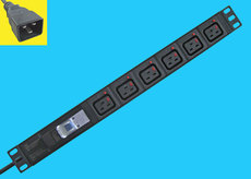 IECLock Rack PDU 19" 6x C19 Kabel 3m + C20