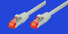 SF/UTP Kat.5e Patchkabel, grau, 3,0m